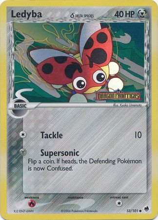 Ledyba (53/101) (Delta Species) (Stamped) [EX: Dragon Frontiers] | GnG Games