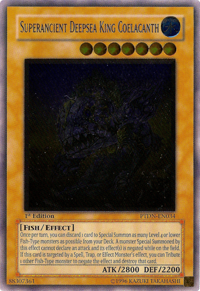 Superancient Deepsea King Coelacanth (UTR) [PTDN-EN034] Ultimate Rare | GnG Games