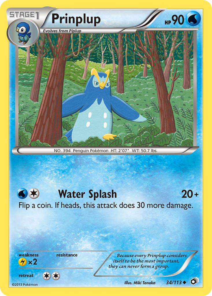 Prinplup (34/113) [Black & White: Legendary Treasures] | GnG Games
