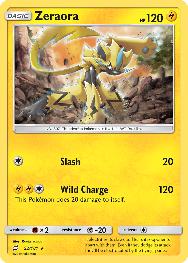 Zeraora (52/181) [Sun & Moon: Team Up] | GnG Games