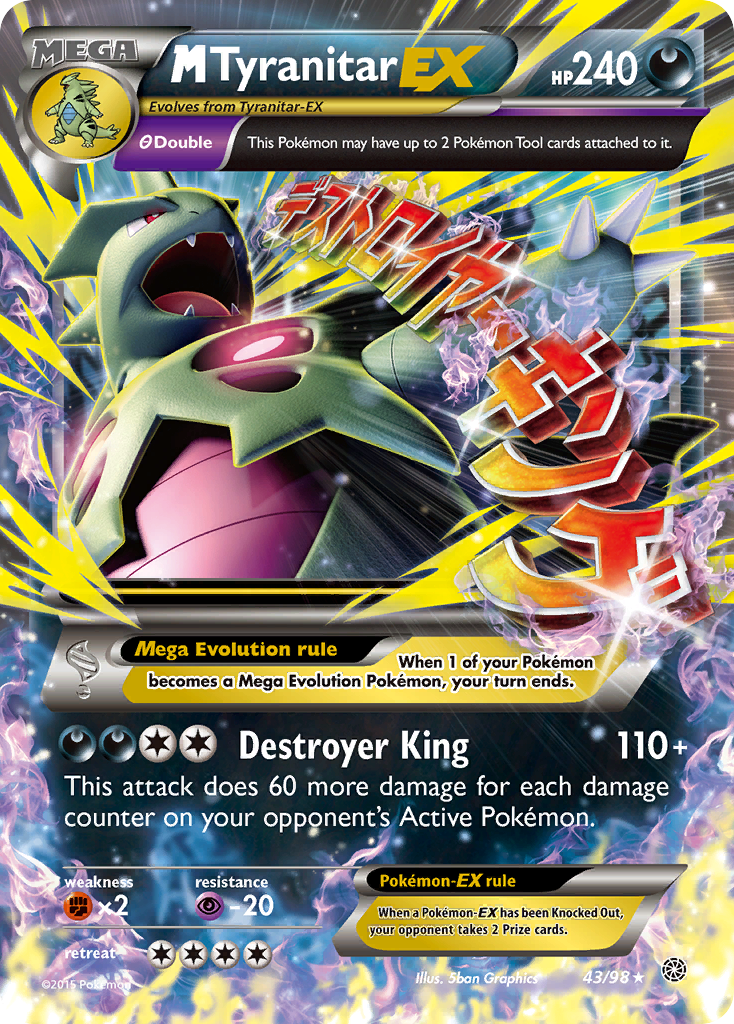 M Tyranitar EX (43/98) [XY: Ancient Origins] | GnG Games