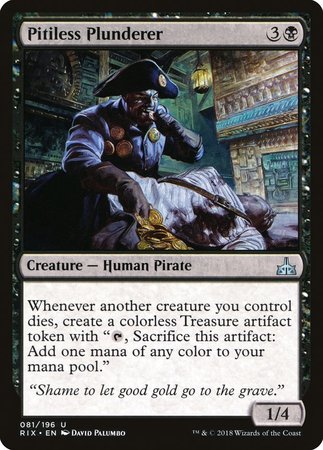 Pitiless Plunderer [Rivals of Ixalan] | GnG Games