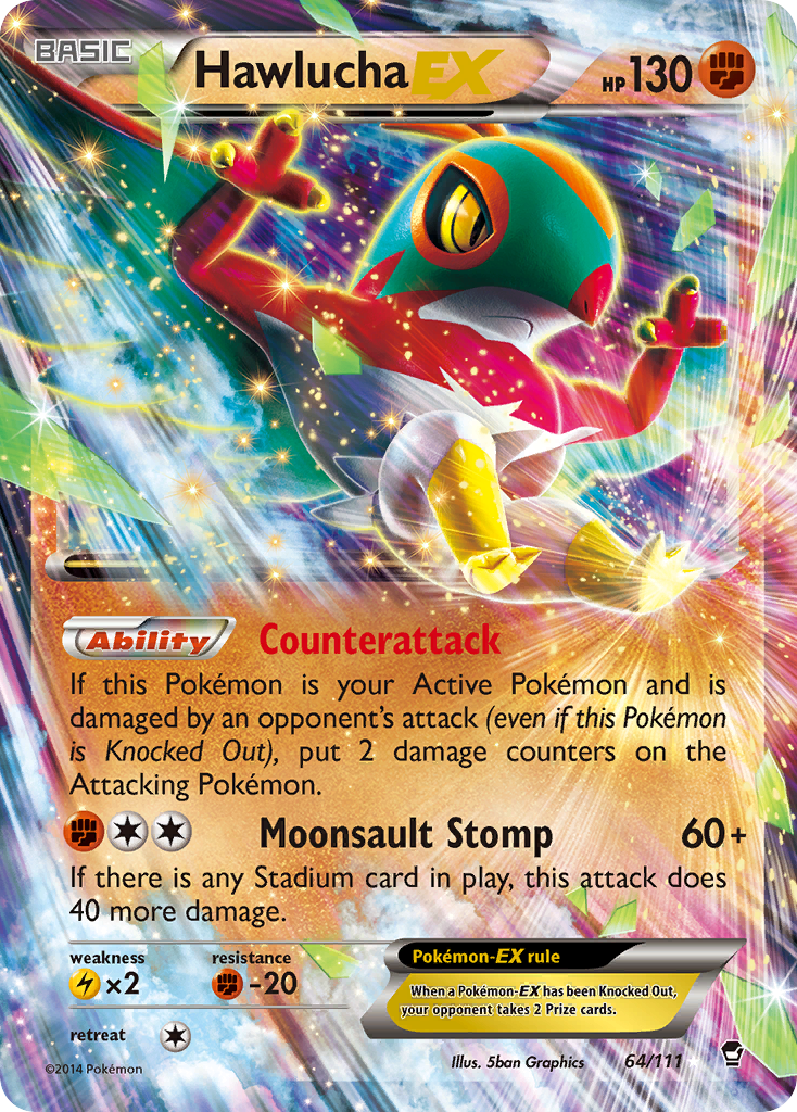 Hawlucha EX (64/111) [XY: Furious Fists] | GnG Games