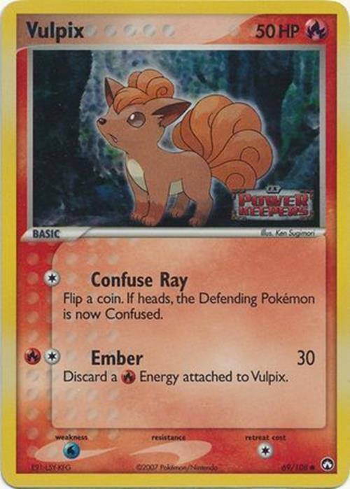 Vulpix (69/108) (Stamped) [EX: Power Keepers] | GnG Games