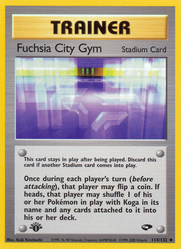 Fuchsia City Gym (114/132) [Gym Challenge 1st Edition] | GnG Games