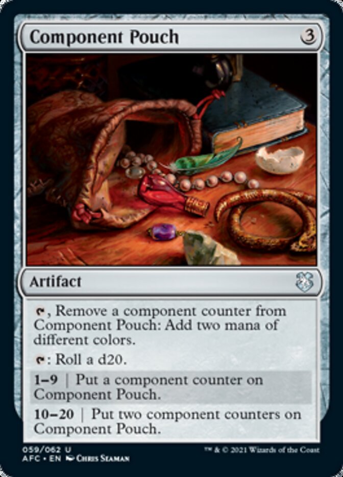 Component Pouch [Dungeons & Dragons: Adventures in the Forgotten Realms Commander] | GnG Games