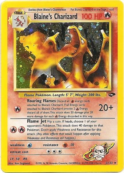 Blaine's Charizard (2/132) [Gym Challenge Unlimited] | GnG Games