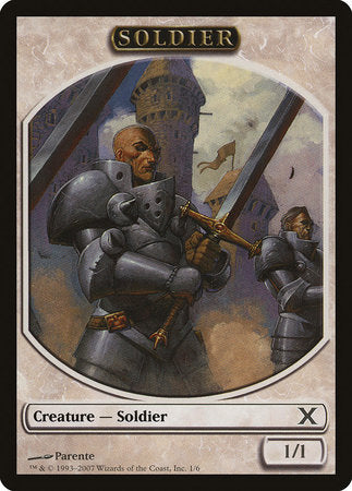 Soldier Token [Tenth Edition Tokens] | GnG Games