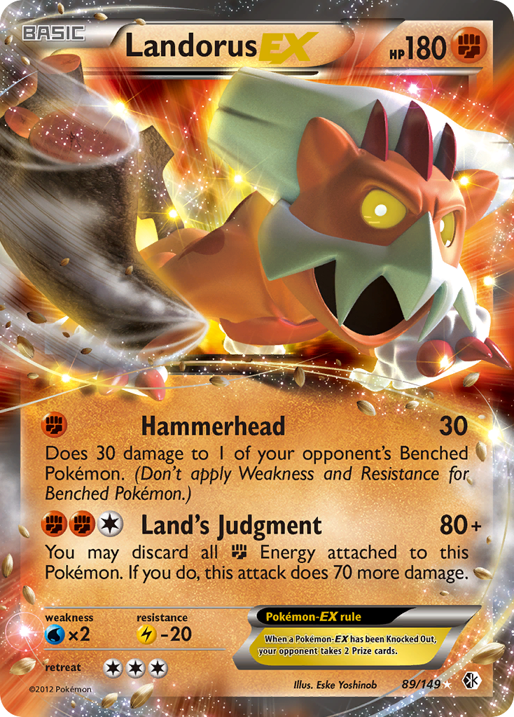 Landorus EX (89/149) [Black & White: Boundaries Crossed] | GnG Games