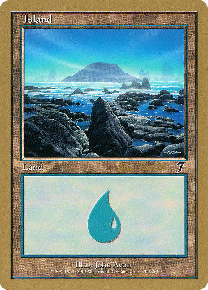 Island (ab334) (Alex Borteh) [World Championship Decks 2001] | GnG Games