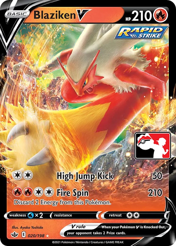 Blaziken V (020/198) [Prize Pack Series One] | GnG Games