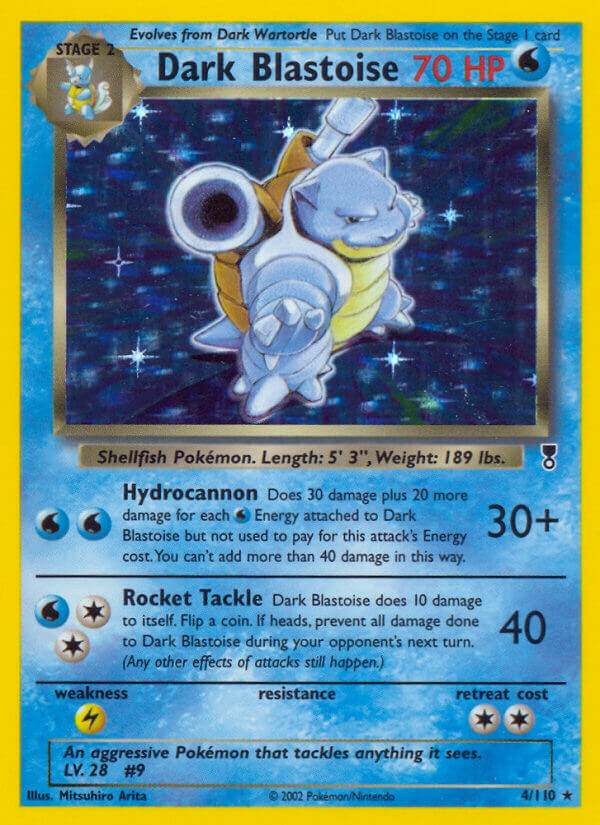 Dark Blastoise (4/110) (WotC) (Theme Deck Exclusive) [Legendary Collection] | GnG Games