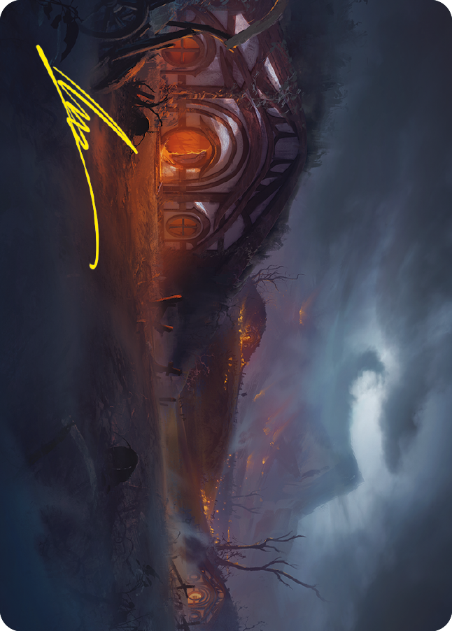 Field of Ruin Art Card (Gold-Stamped Signature) [The Lord of the Rings: Tales of Middle-earth Art Series] | GnG Games