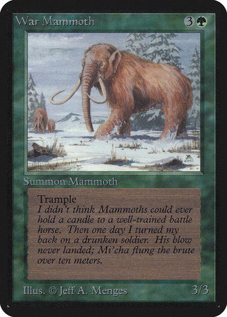 War Mammoth [Limited Edition Alpha] | GnG Games