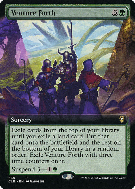 Venture Forth (Extended Art) [Commander Legends: Battle for Baldur's Gate] | GnG Games