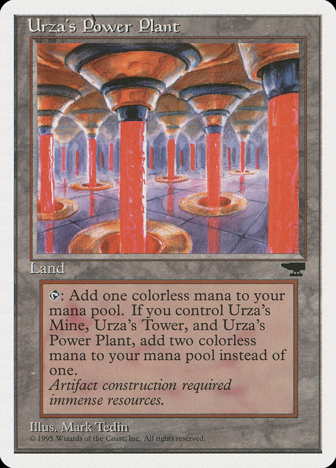 Urza's Power Plant (Red Columns) [Chronicles] | GnG Games