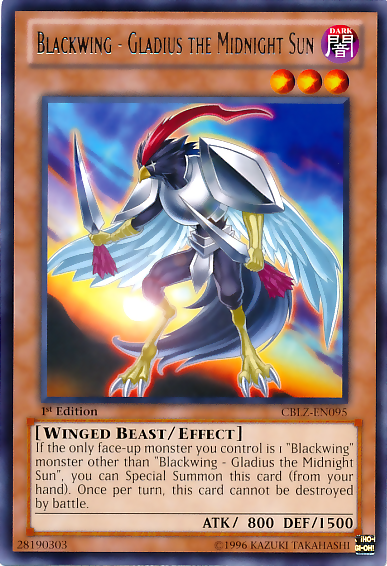 Blackwing - Gladius the Midnight Sun [CBLZ-EN095] Rare | GnG Games