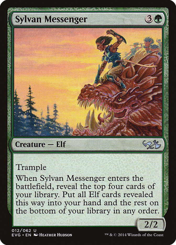 Sylvan Messenger (Elves vs. Goblins) [Duel Decks Anthology] | GnG Games