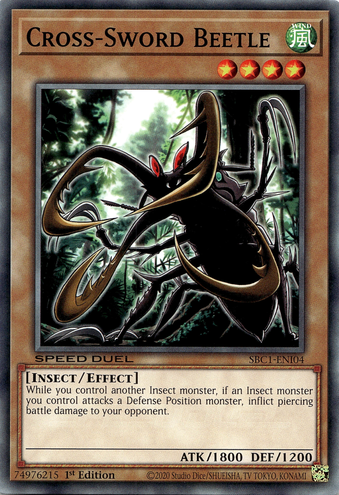 Cross-Sword Beetle [SBC1-ENI04] Common | GnG Games