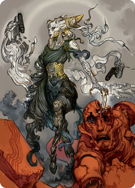 Tamiyo, Compleated Sage Art Card [Kamigawa: Neon Dynasty Art Series] | GnG Games