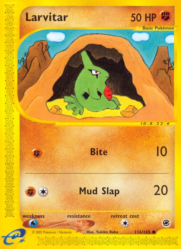 Larvitar (116/165) [Expedition: Base Set] | GnG Games