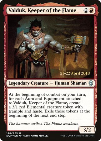 Valduk, Keeper of the Flame [Dominaria Promos] | GnG Games