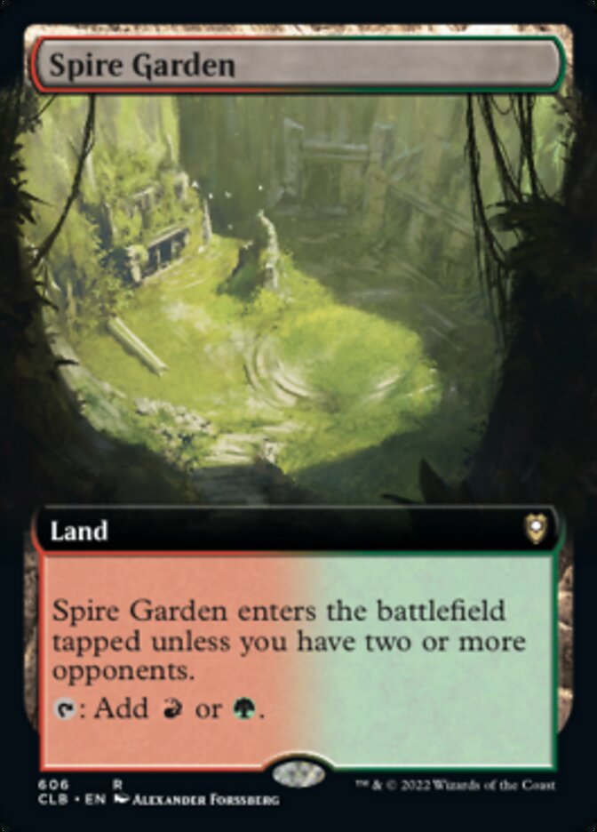 Spire Garden (Extended Art) [Commander Legends: Battle for Baldur's Gate] | GnG Games