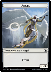 Angel (3) // Demon Double-Sided Token [March of the Machine Commander Tokens] | GnG Games