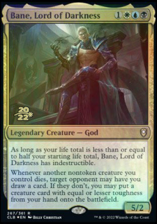 Bane, Lord of Darkness [Commander Legends: Battle for Baldur's Gate Prerelease Promos] | GnG Games