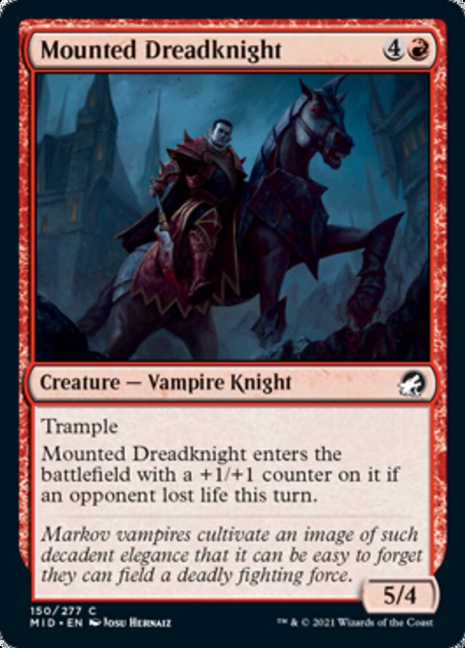 Mounted Dreadknight [Innistrad: Midnight Hunt] | GnG Games