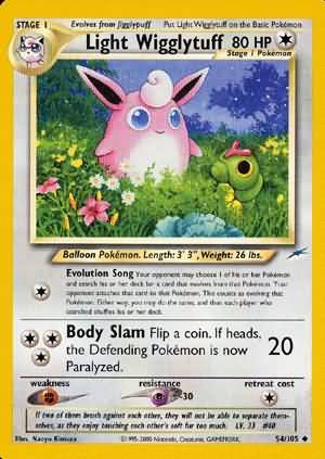 Light Wigglytuff (54/105) [Neo Destiny Unlimited] | GnG Games