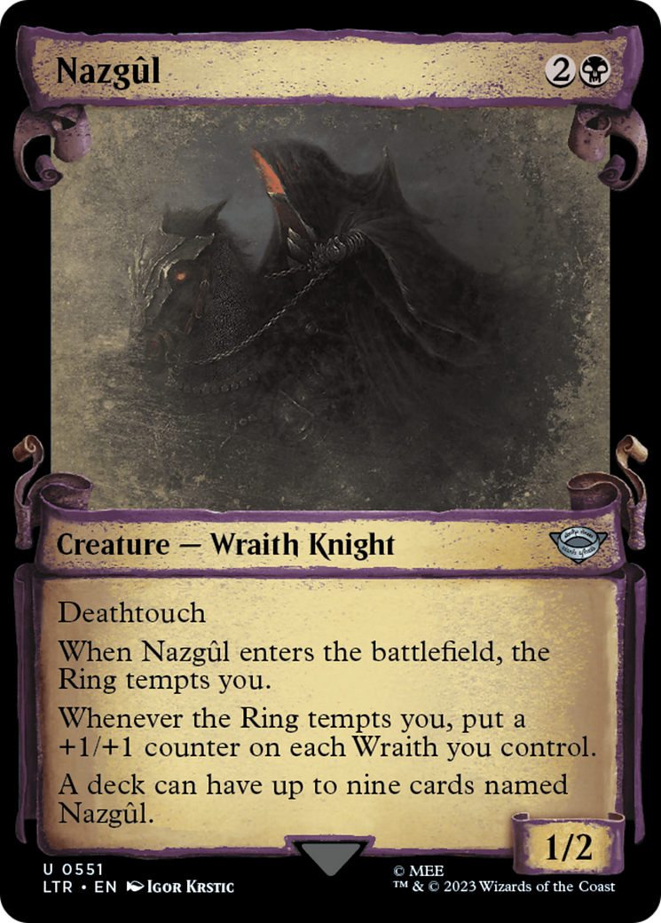 Nazgul (0551) [The Lord of the Rings: Tales of Middle-Earth Showcase Scrolls] | GnG Games