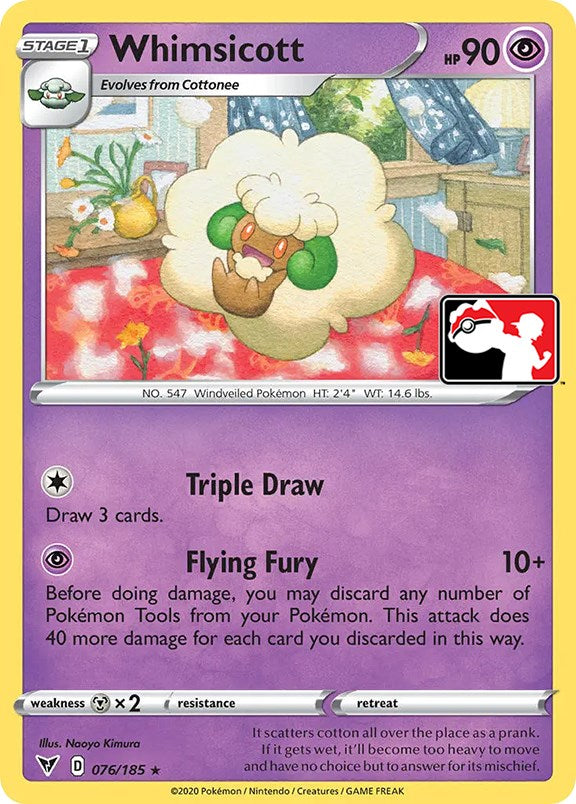 Whimsicott (076/185) [Prize Pack Series One] | GnG Games