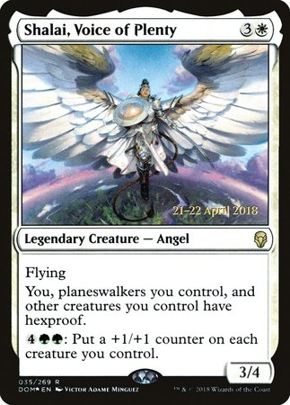 Shalai, Voice of Plenty [Dominaria Promos] | GnG Games