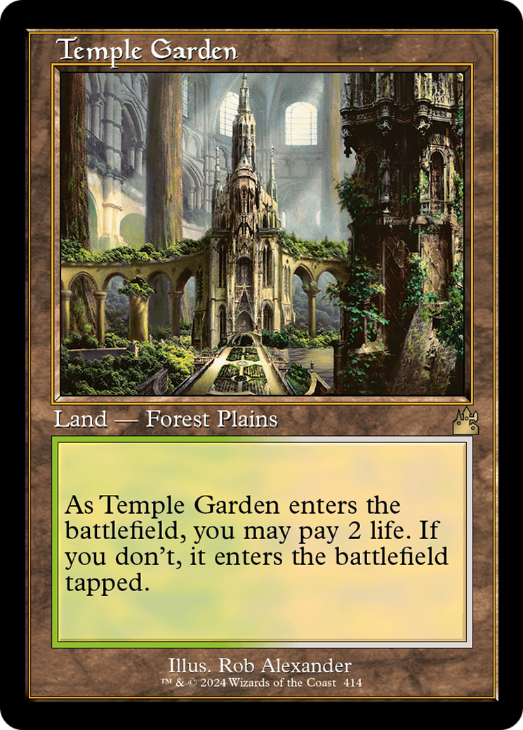 Temple Garden (Retro) [Ravnica Remastered] | GnG Games