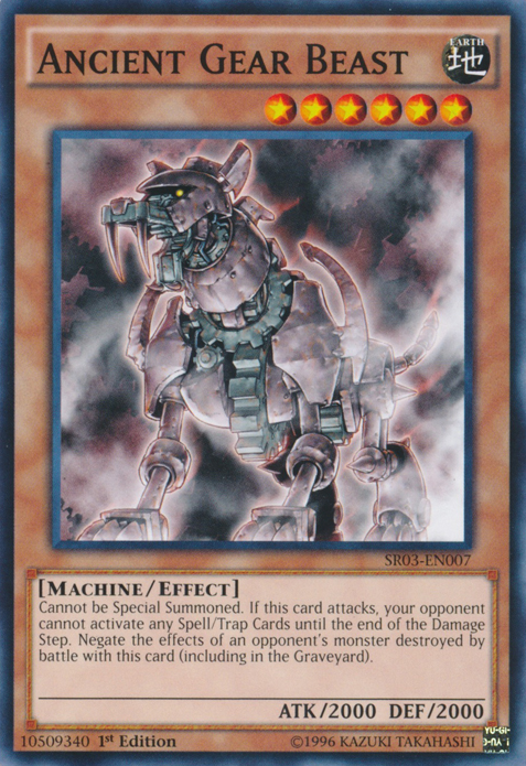 Ancient Gear Beast [SR03-EN007] Common | GnG Games