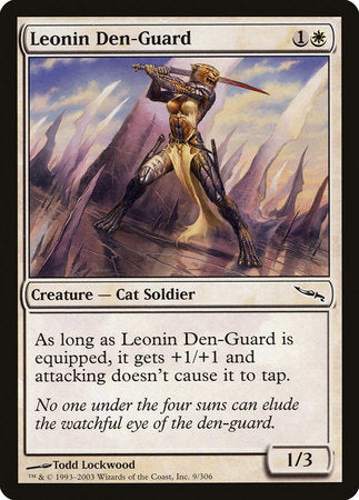 Leonin Den-Guard [Mirrodin] | GnG Games