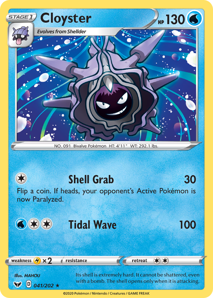 Cloyster (041/202) [Sword & Shield: Base Set] | GnG Games