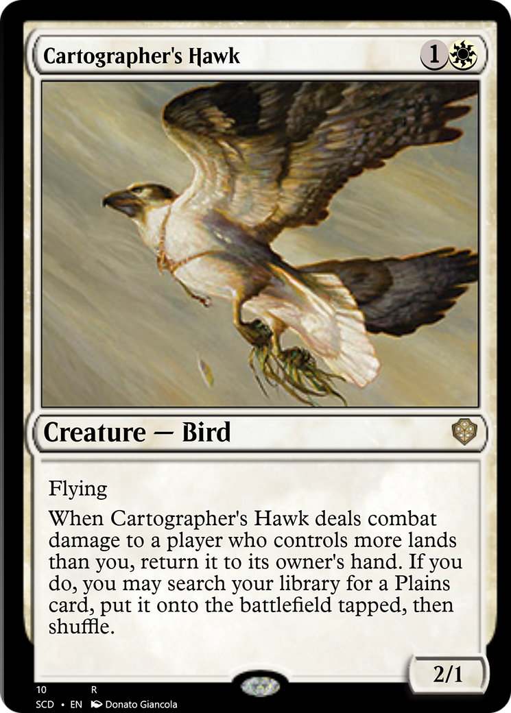 Cartographer's Hawk [Starter Commander Decks] | GnG Games