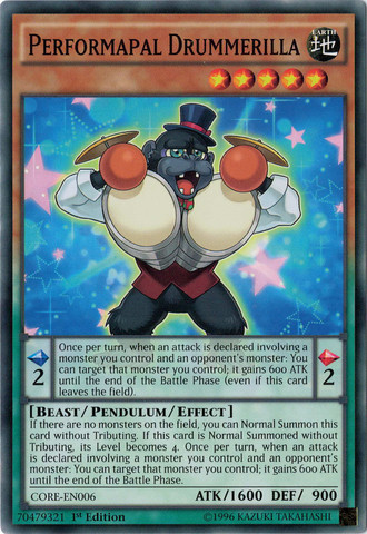 Performapal Drummerilla [CORE-EN006] Common | GnG Games