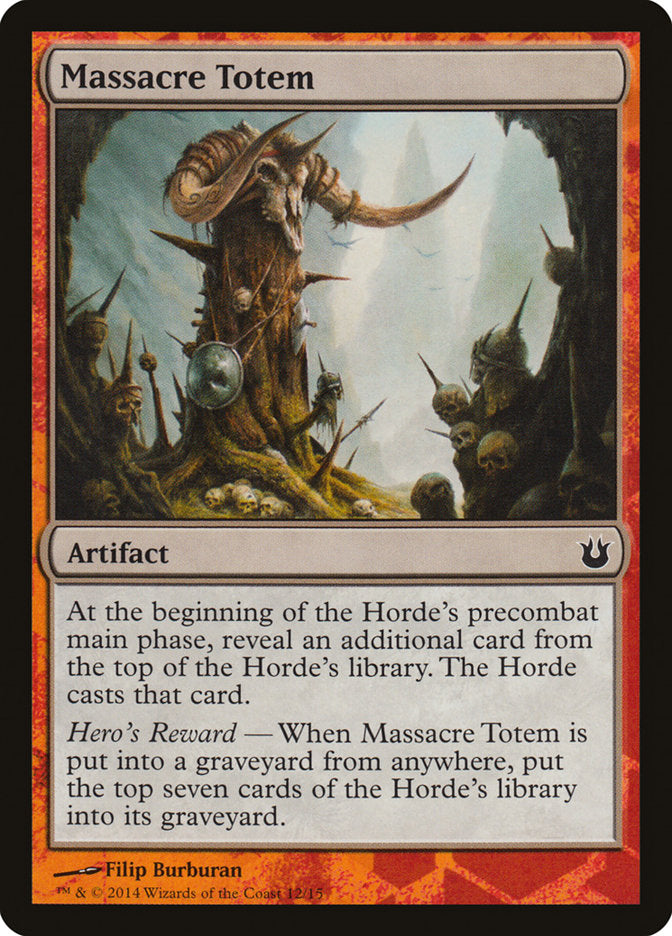 Massacre Totem [Hero's Path Promos] | GnG Games