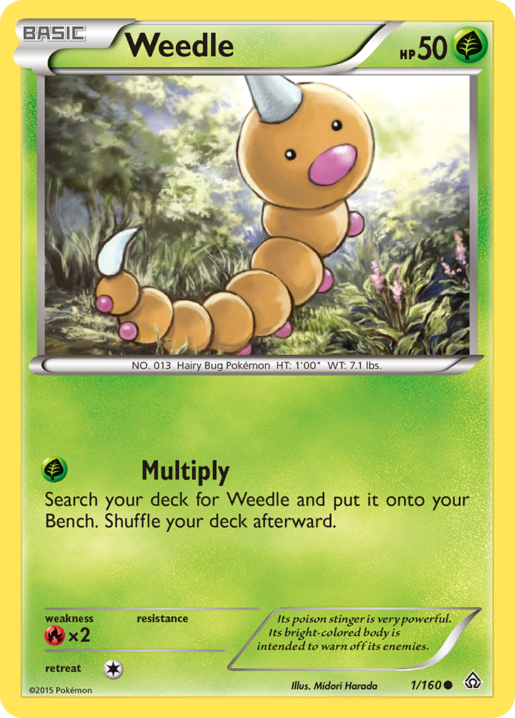 Weedle (1/160) [XY: Primal Clash] | GnG Games