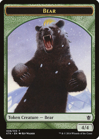 Bear Token [Khans of Tarkir Tokens] | GnG Games