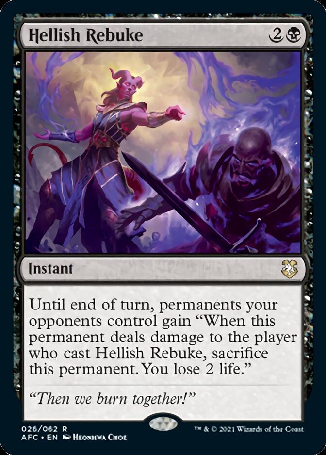 Hellish Rebuke [Dungeons & Dragons: Adventures in the Forgotten Realms Commander] | GnG Games