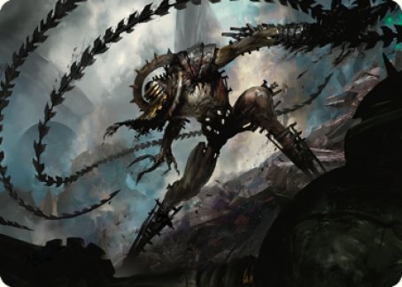 Razorlash Transmogrant Art Card [The Brothers' War Art Series] | GnG Games