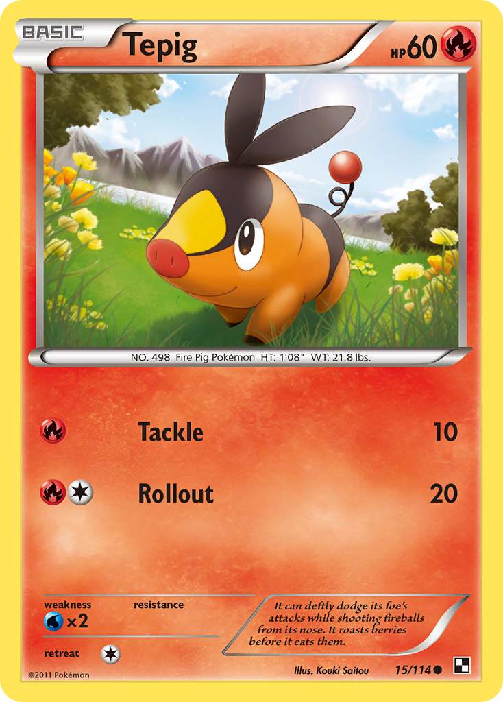 Tepig (15/114) [Black & White: Base Set] | GnG Games