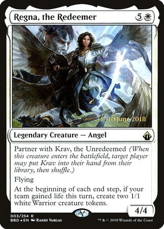 Regna, the Redeemer [Battlebond Promos] | GnG Games