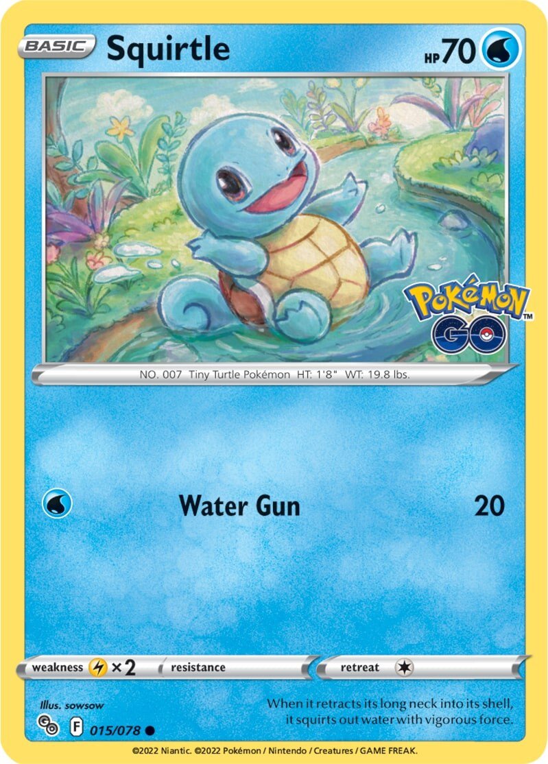 Squirtle (015/078) [Pokémon GO] | GnG Games