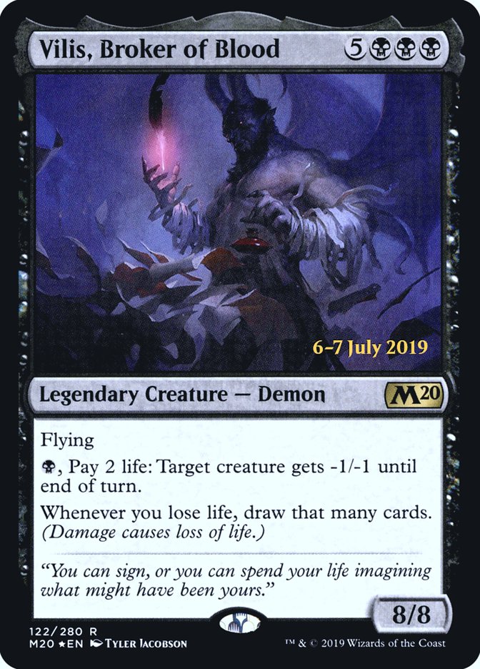 Vilis, Broker of Blood  [Core Set 2020 Prerelease Promos] | GnG Games