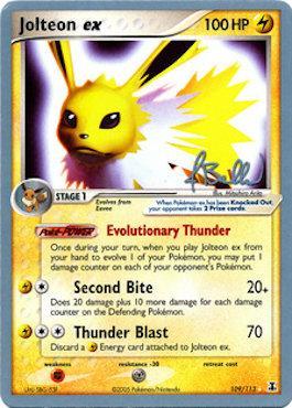 Jolteon ex (109/113) (Eeveelutions - Jimmy Ballard) [World Championships 2006] | GnG Games